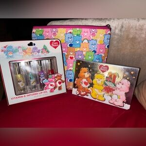 Care Bears Colorful eyeshadow and lip oil Set